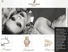 Tablet Screenshot of gioielleriachioccoloni.com